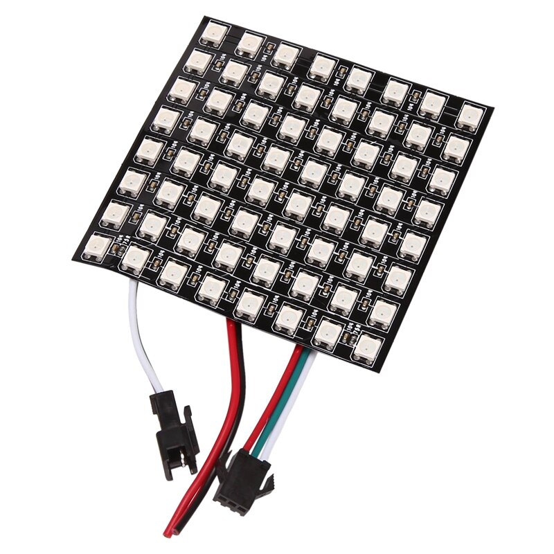 WS2812B RGB LED   г ,  ٷ  ִ WS2812 8X8  Ʈ ȭ DC5V